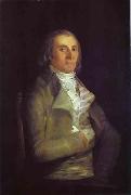 Francisco Jose de Goya Portrait of Andres del Peral painting
